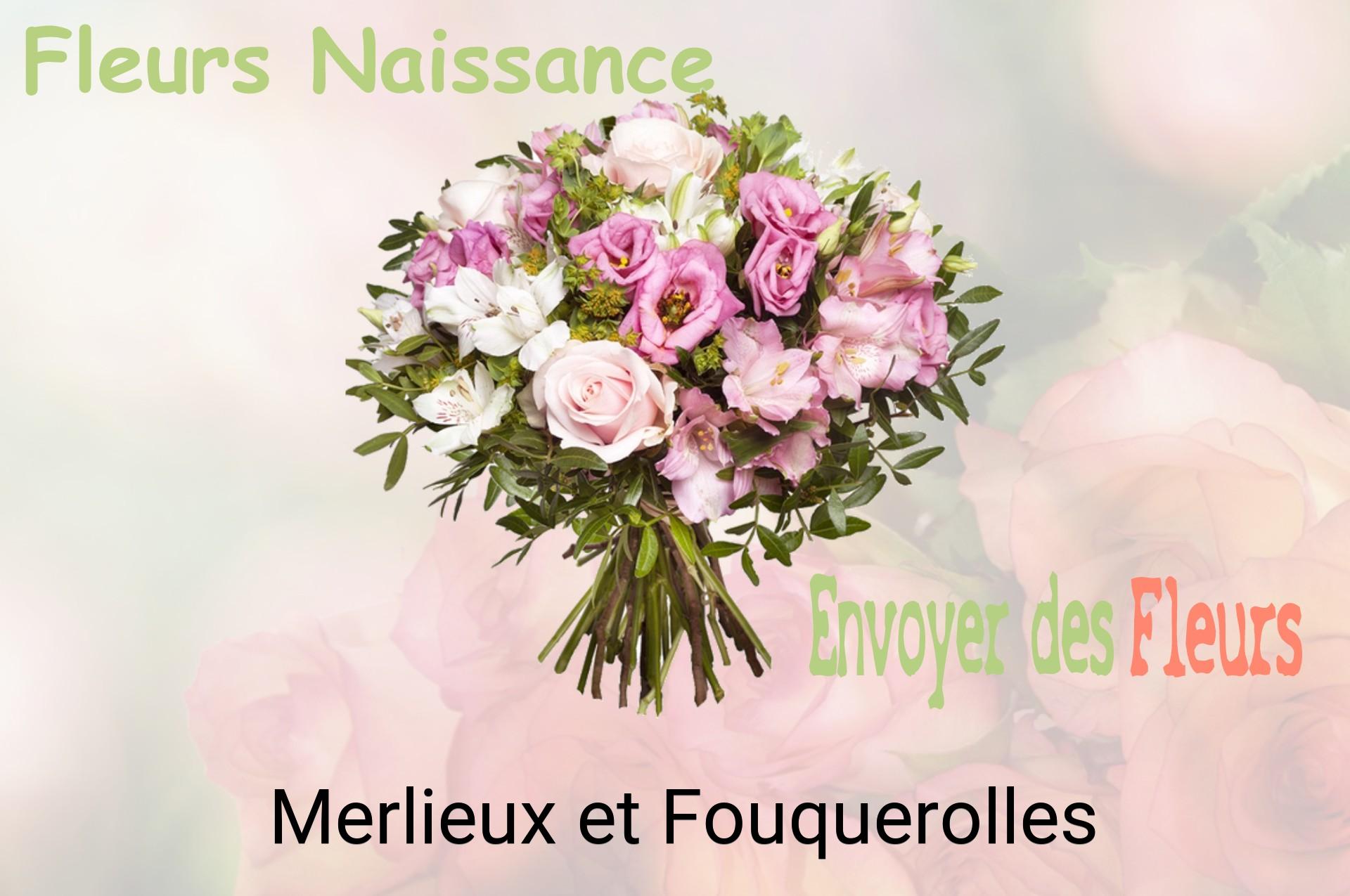 Bouquet de fleurs de naissance livré à Merlieux-et-Fouquerolles